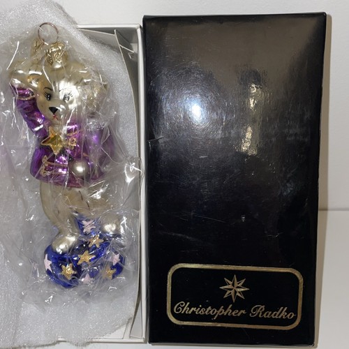 Christopher radko teddy bear - christopher,