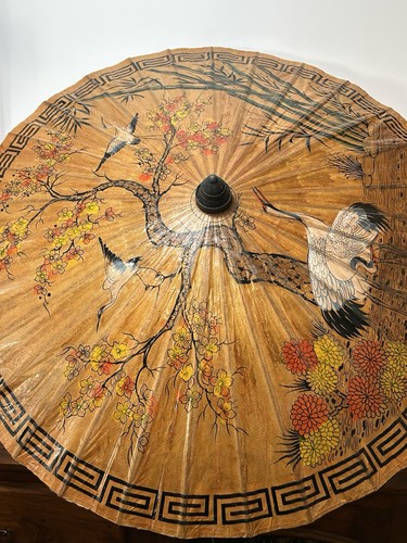 Vintage chinese oil paper - vintage,