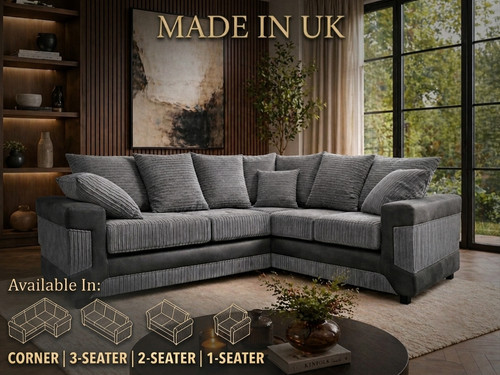Denno plush sofa set - set, 2