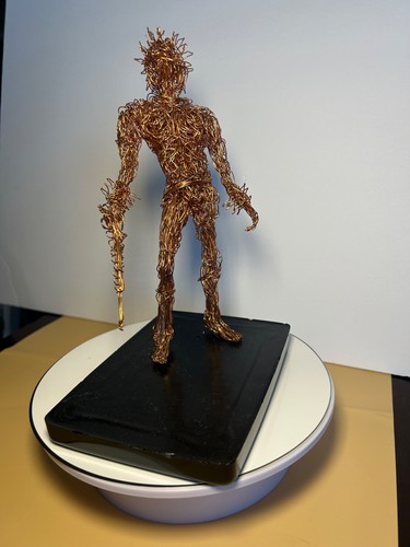Original metal man with - man,