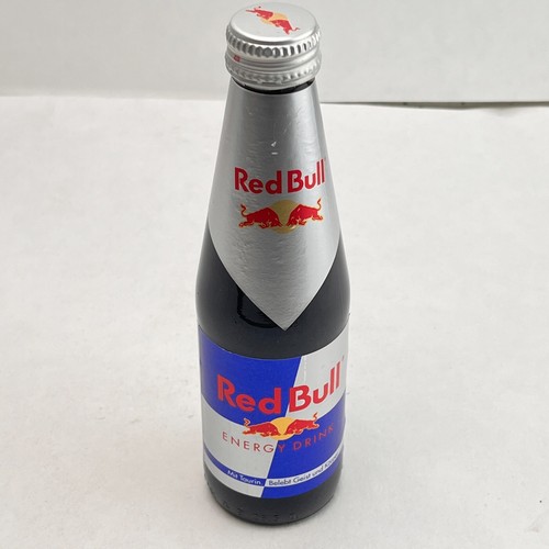 Red bull glass bottle unopened - bull,
