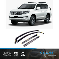4 PC Wind Deflectors Visors for Toyota Land Cruiser J 150 5 DRS  2009 to 2023
