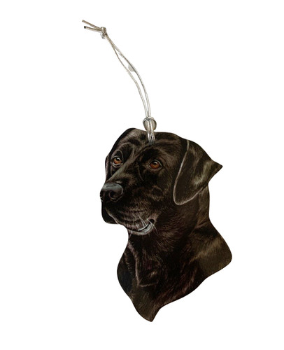 Black labrador tree decoration - labrador,