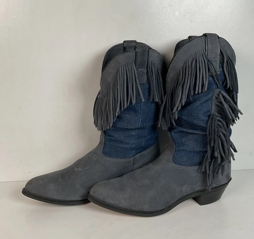 Vintage wrangler denim fringe - vintage,