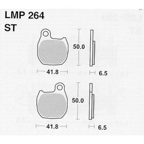 Brake pads for - brake, tlm