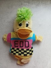Vintage Edd Ed The Duck 12" Hand Puppet Squeaker Plush Toy Childrens CBBC 1990