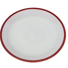Denby intro red rim - red, dinner