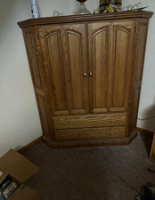 Oak Freestanding Wardrobe, 2
