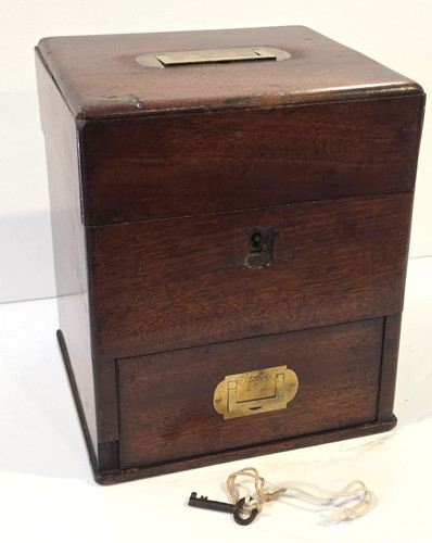 Mahogany wood apothecary - mahogany, box