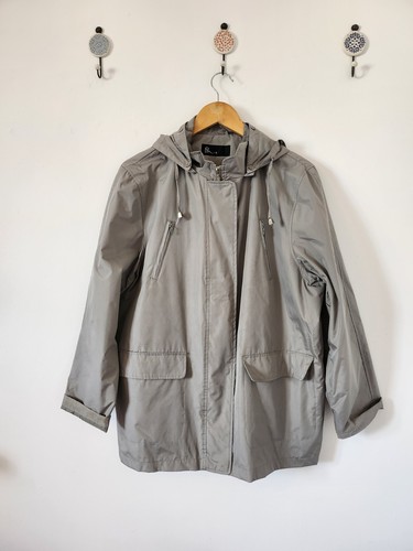 Green rain coat - green, jacket