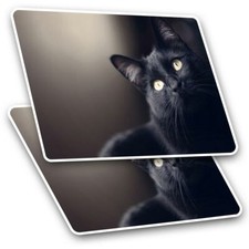 2 x Rectangle Stickers 7.5 cm