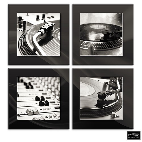 Vinyl decks turn tables - vinyl, dj