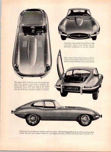 1961 jaguar type - 1961, e-type
