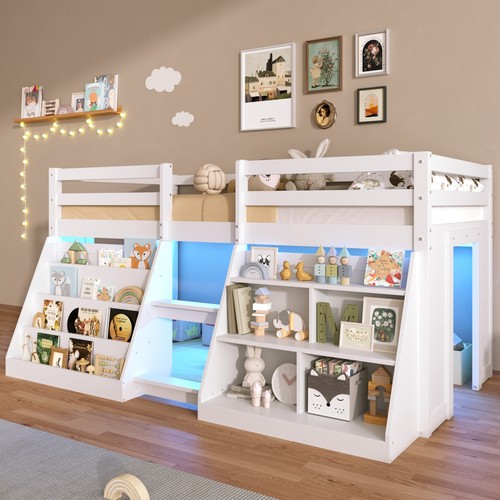 3ft single low loft bed - low,