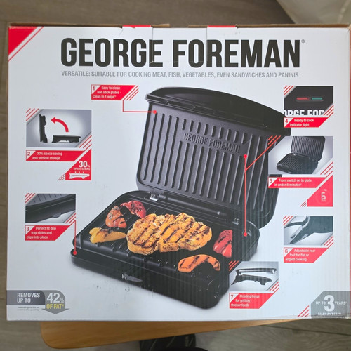 George foreman 2400w electric - 2400w,
