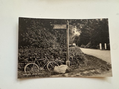 Antique postcard arley - postcard, sign