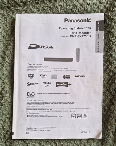 Panasonic manual guide book - manual,