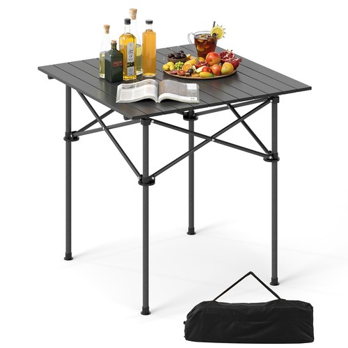 Folding roll camping table - camping,