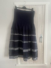 M&S Long Skirt In Navy And