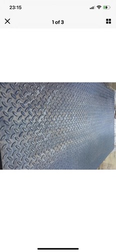 Mild steel chequer - steel, 3mm