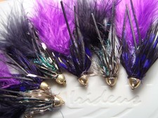 Irideus Fresh Fish Gem Soft Hackle Wooly Bugger Streamer flies Trout Fly Fishing