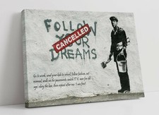 Banksy follow dreams - follow, large