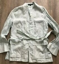 Womens Nitya Tunic Top Linen Pale Aqua RRP£170 New 