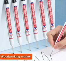 10Pcs Black Deep Hole Long Nib