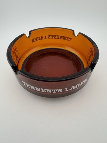 Vintage tennent lager - tennent's, glass
