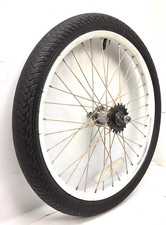 20" Rear Bicycle White Wheel