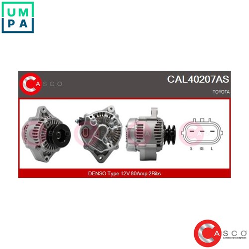Alternator cal40207as for - cal40207as,