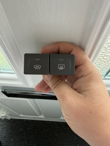 Heated front rear window - heated,