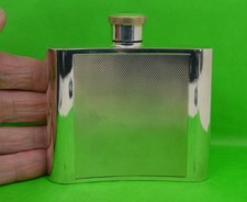 Vintage Hip Flask Silver plate