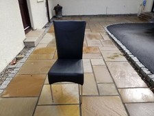 Round glass dining table set