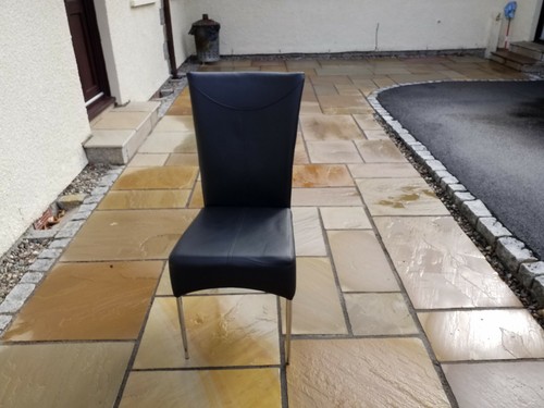 Round glass dining table - , set