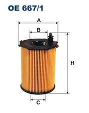 OIL FILTER FILTRON OE 667/1