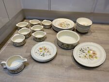 Vintage J and G Meakin Trend Hedgerow 32 Piece Assorted Dinner Set