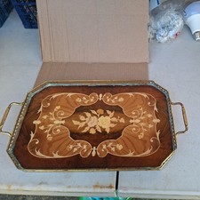  Italian Style Tray Wood Inlay