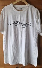 Men's Ed Hardy White T-Shirt Top Size XL