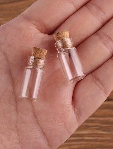 Tiny mini glass - glass, with
