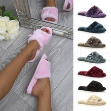 WOMENS LADIES FLAT PEEP TOE