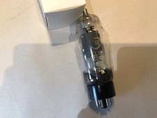 EL38Mullard   England Double Trough Getters Valve Tube Used Tested (T39)