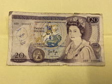 TWENTY POUND  PAGE £20 OLD