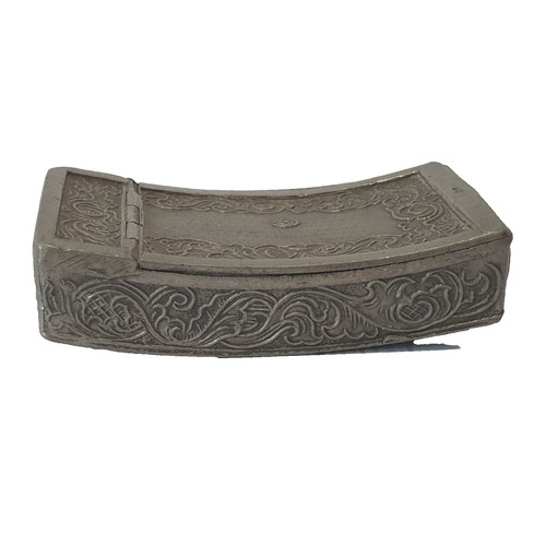 Pewter snuff box - box, antique