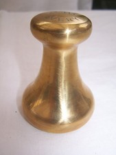 VINTAGE CAPSTAN SCALE WEIGHT  2 lb AVERY BRASS WEIGHTS & MEASURE STAMP CROWN 371