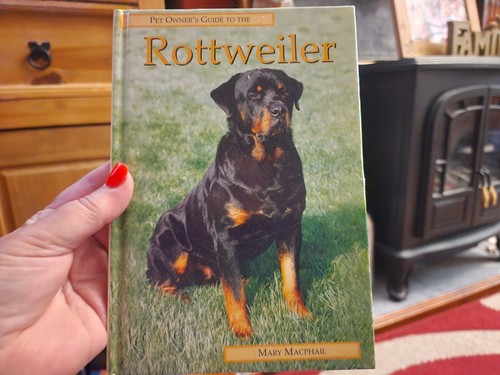 Rottweiler book hard cover - hard,