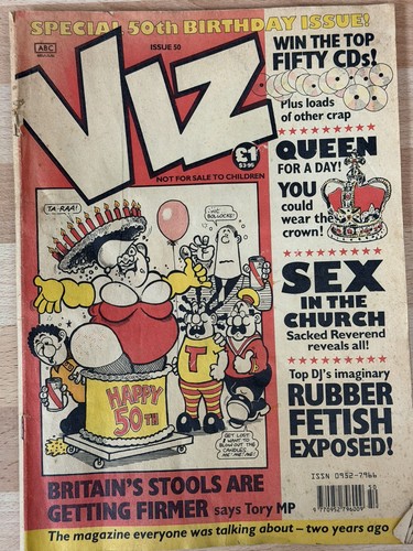 Viz magazine 50th birthday - magazine,