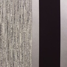 STRIPE WALLPAPER ROLLS BLACK /