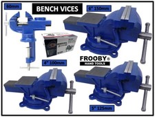Heavy Duty Bench Vice Swivel Base Workshop Engineers Vice Vise Clamp Jaw Work UK