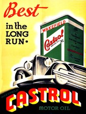 Castrol, Retro metal Aluminium